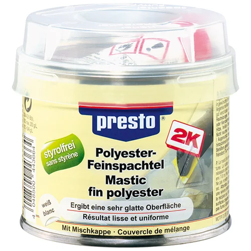  POLIESTERSKI KIT 250G BIJELI PRESTO