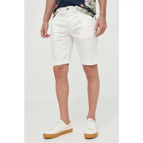 Pepe Jeans Kratke hlače Mc Queen moške, bela barva