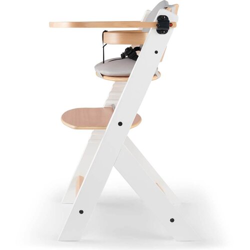 Kinderkraft otro&amp;scaron;ki stol za hranjenje enock&amp;trade; wood and white z blazino grey Slike