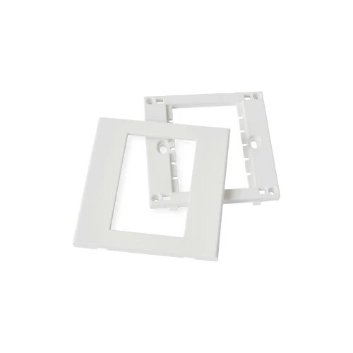 Value A/V priključni sistem\, pokrov okvirja za vtičnico 25.99.8200 adapter siva, (20428585) Slike