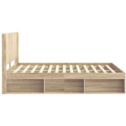  Okvir za krevet s pohranom i uzglavljem 3 pcs Slike