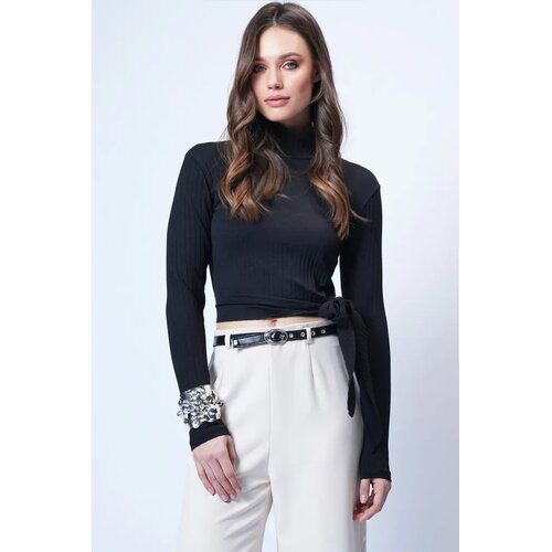 Trend Alacati Stili Ženska bluza Alc-X14394, Crna Cene