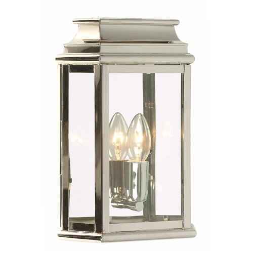 Elstead Lighting Elstead St Martins Zunanja stenska svetilka z 1 lučjo, polirani nikelj, IP44, E27, (22100272) Cene