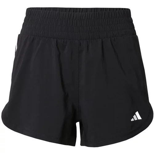 Adidas Športne hlače 'Pacer' črna / bela