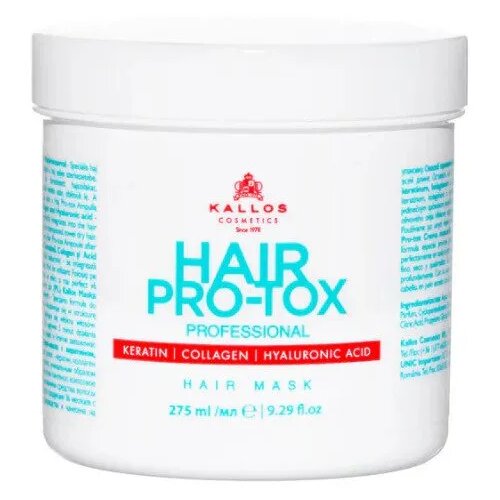 MASKA za slabu, suhu i lomljivu kosu Kallos Pro-Tox Keratin – 275 ml Cijene
