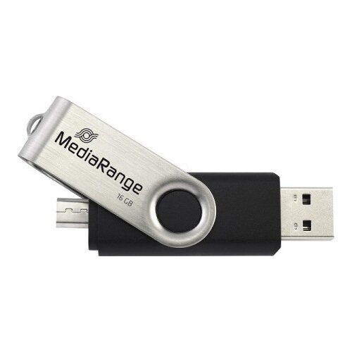 Mediarange mr931-2 usb flash memorija 16gb/2.0/otg micro usb+usb dual drive ( UFMR931/Z ) Slike