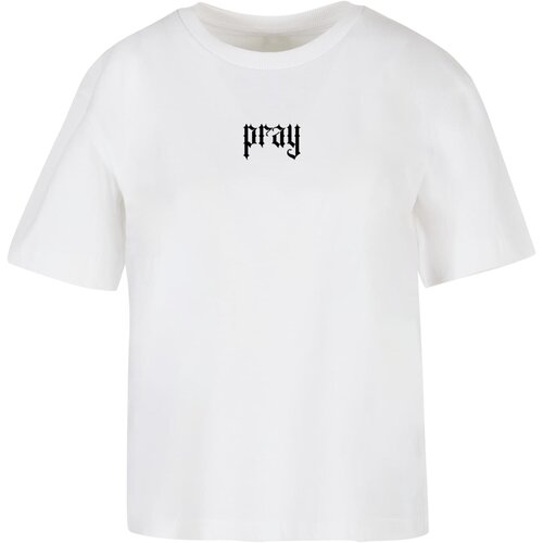 Mister Tee Women's T-shirt Praying Hands white Cene