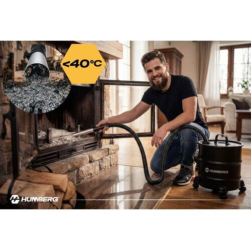 Humberg HM-405 sesalnik za pepel 1000 W 18 L s funkcijo pihanja Slike
