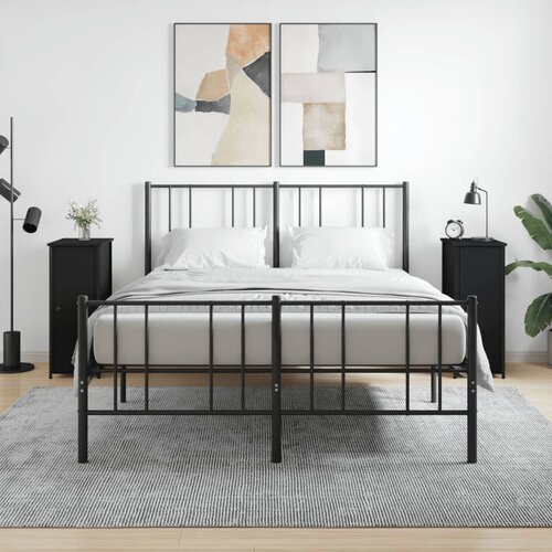 vidaXL Noćni ormarići 2 kom crni 32 x 42 x 80 cm od konstruiranog drva Cijene