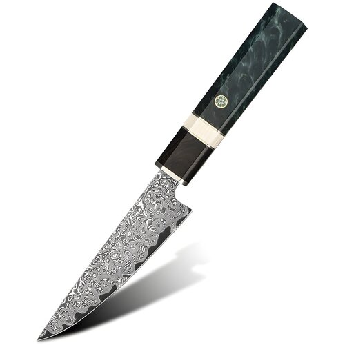  Damasku kuhinjski nož ZE-37473 - Paring / Zelena / Crna KP37473 Cene