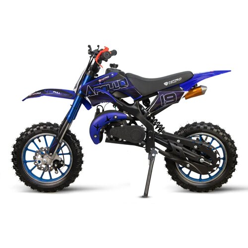 Nitro Motors Otro&amp;scaron;ki cross motor Apollo 49cc Pullstart Dirt Bike 10-palčno modra Slike