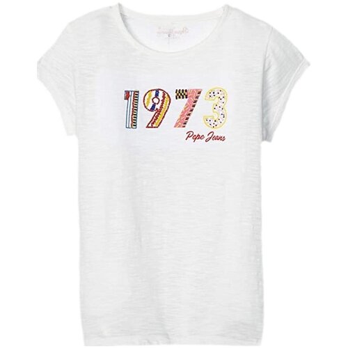 Pepe Jeans Majice s kratkimi rokavi - Bela Cene