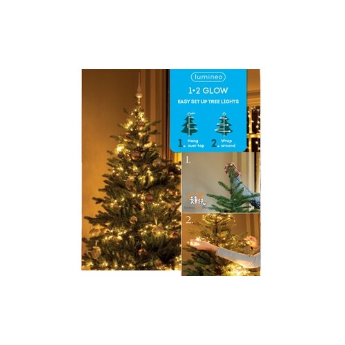  Novogodi&scaron;nje LED 1-2 glow basic za jelke240cm 8 nivoa sijalica 283L 0.58kgs 495463 Cene