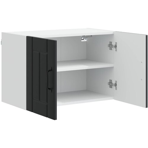  Ormar za Zid Lucca 2 pcs Crna 60 x 31 x 40 cm Konstruirano drvo Slike