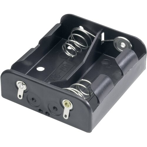 Goobay 45834 nosilec baterij 2x Baby (C) spajkalni priklop (D x &Scaron; x V) 62 x 56 x 23mm Držalo za baterije L za 2 Baby bateriji (D x &Scaron; x V) 62 x 56 x 23, (20641652) Cene