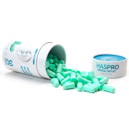  Čepki Za U&amp;scaron;esa Iz Pene - Haspro Tube50 Mint - 50 Parov Slike