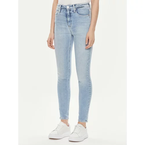 Calvin Klein Jeans Jeans hlače J20J223312 Modra Skinny Fit