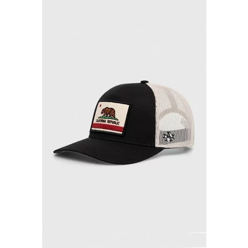 American Needle Kapa sa šiltom California boja: crna, s aplikacijom