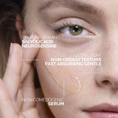 LAROCHE-POSAY Pure Vitamin C posvjetljujući serum s vitaminom C protiv bora 30 ml Slike