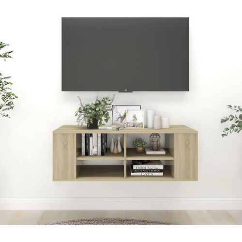 VidaXL Zidni TV ormarić boja hrasta sonome 102 x 35 x 35 cm od iverice Slike