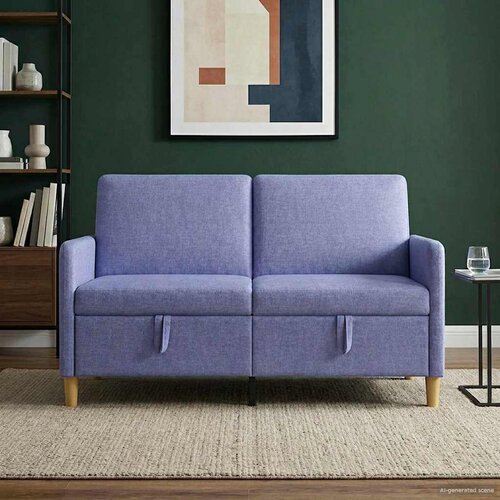 SOFA s pohranom Traper plava 152 x 78 x 87 cm Poliester Cijene