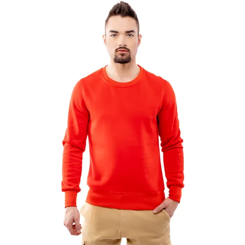 Glano Men's Hoodless Hoodie - red