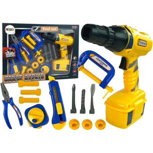  Dječji set alata Drily - plavo/žuti Cijene