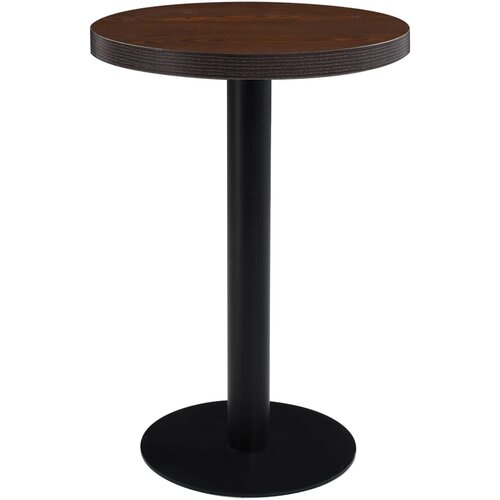Bistro stol tamnosmeđi 60 cm MDF Cene
