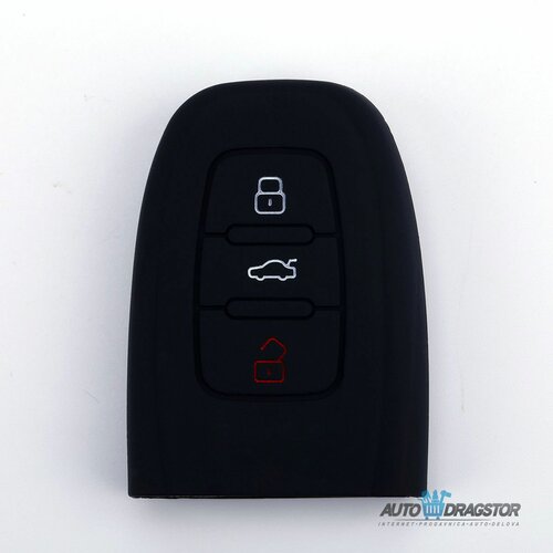 888 Car Accessories silikonska navlaka za ključeve crna audi APT1009.02.B Slike