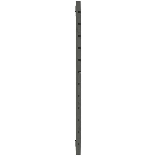  Zidno uzglavlje sivo 106x3x91 5 cm od masivne borovine Slike