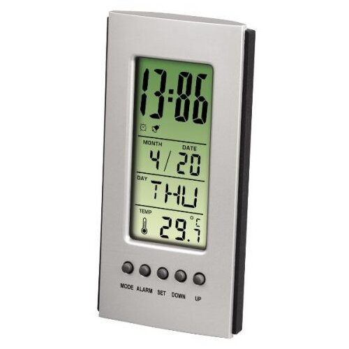 Hama LCD termometar, sat, kalendar 75298 Slike