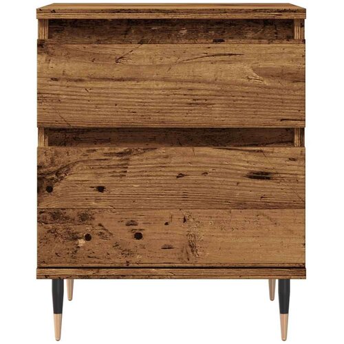  Noćni ormarići 2 kom Staro drvo 40x35x50 cm Konstruirano drvo Slike