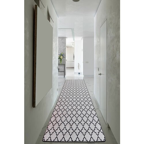  Kupa- beli đet crno beli hodnik tepih (80 x 200) Cene