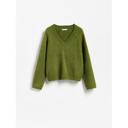 Reserved Pulover s raglan rukavima - svjetlomaslinasto Cijene