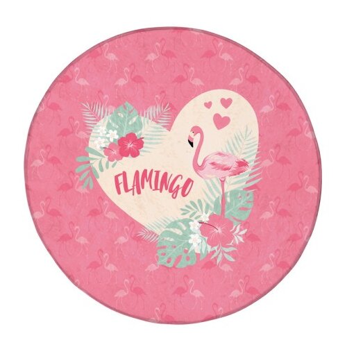 Achoka 3D prostirka-tepih "Flamingosi" (prečnik 100 cm) ( 10979 ) Cene