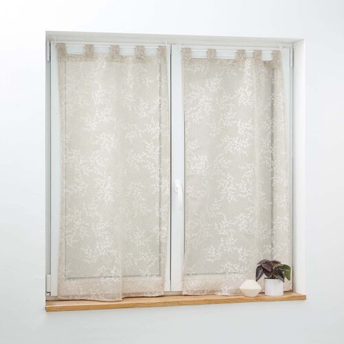 Douceur d int&amp;eacute;rieur Svetlo rjave prosojne zavese v kompletu 2 ks 60x120 cm Karla &amp;ndash; Slike