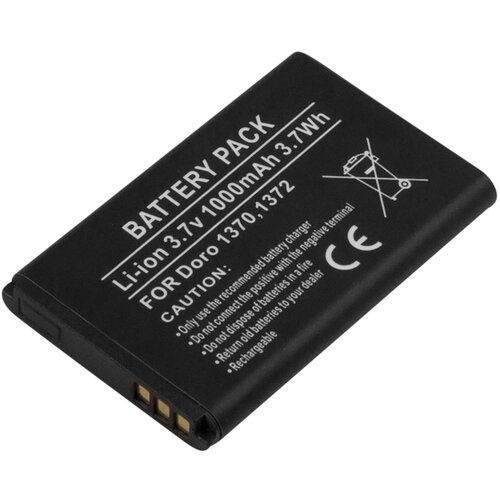 AVIZAR Nadomestna baterija za Doro 1370 / 1372 Li-ion 3.7V 1000mAh 3.7Wh, Črna, (5000070303) Cene