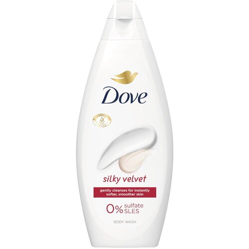 Dove Silky Velvet gel za tu&amp;scaron;iranje 250 ml Slike
