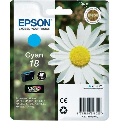 Epson T1802 Cyan kartu&scaron;a - C13T18024010, (21406441) Cene