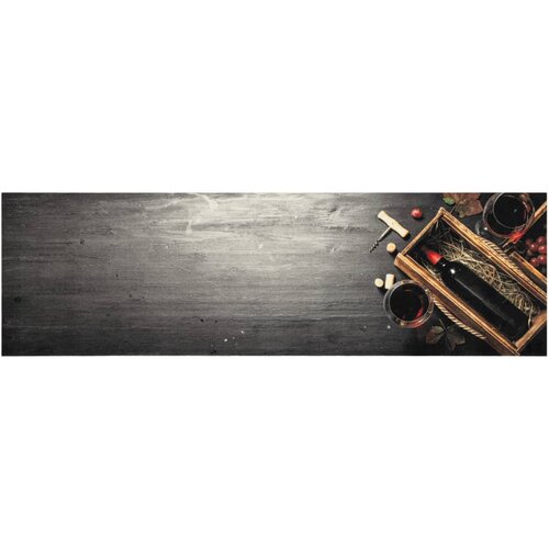 Maison Chic Kuhinjska Preproga, Rug pralna steklenica vina 45x150 cm žamet, (22122278) Cene