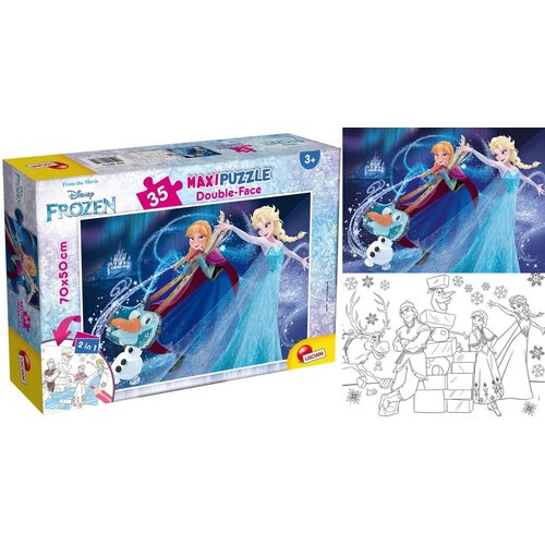 Lisciani bojanka 35 pcs Maxi Frozen 2u1-Slagalica Cene