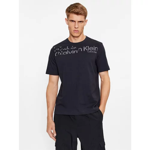 Calvin Klein Majica 00GMF3K141 Črna Regular Fit