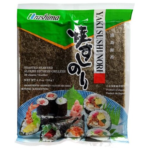  Nori alge za Sushi Yaki - pržene 28g Urashima Cijene