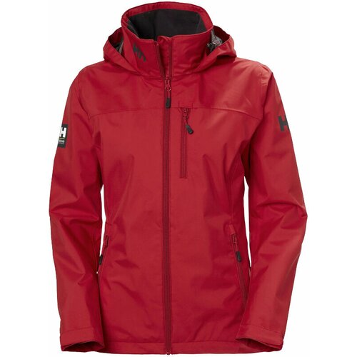 Helly Hansen Women's Crew Hooded Sailing Jacket Red M Cene