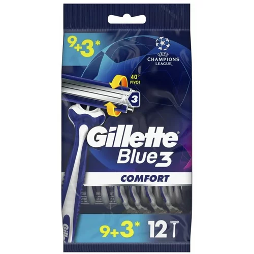Gillette blue3 comfort jednokratne britvice 9+3 kom