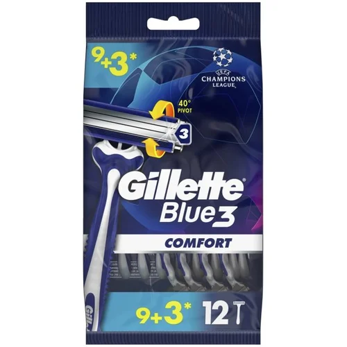 Gillette blue3 comfort jednokratne britvice 9+3 kom