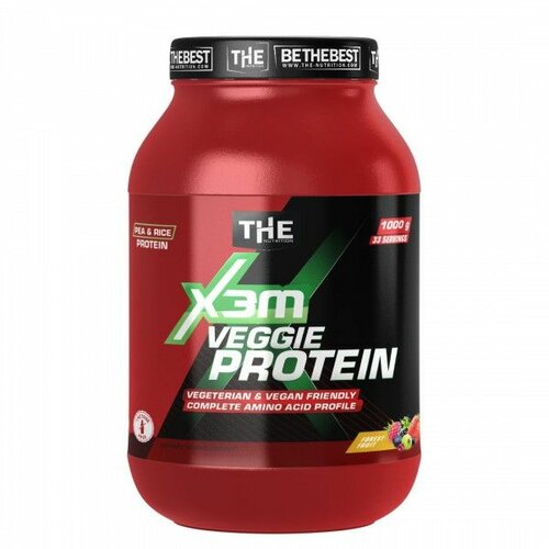 The Nutrition X3M vegan protein, šumsko voće 1kg Slike