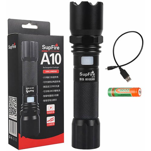 SUPERFIRE Svetilka A10, 550lm, USB, (21244045) Slike