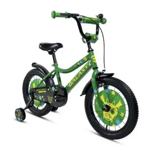  Bicikl dečiji Galaxy monster 16" 590053 - Zeleno/žuti Cene