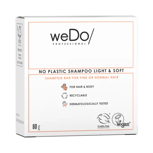 weDo Professional light & soft no plastic solid shampoo